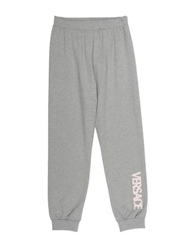 Versace Young Babies'  Toddler Boy Pants Grey Size 6 Cotton, Elastane In Gray