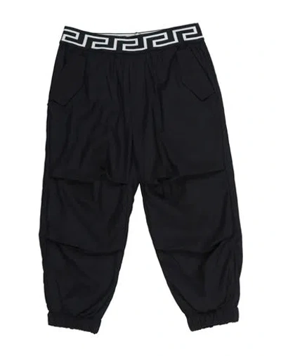 Versace Young Babies'  Toddler Boy Pants Midnight Blue Size 3 Polyamide In Black