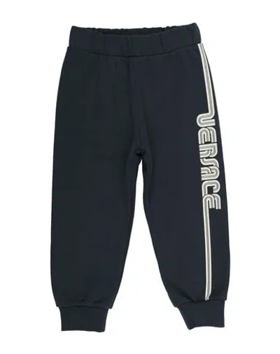 Versace Young Babies'  Toddler Boy Pants Midnight Blue Size 6 Cotton In Black