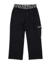Versace Young Toddler Boy Pants Midnight Blue Size 6 Cotton, Elastane In Black