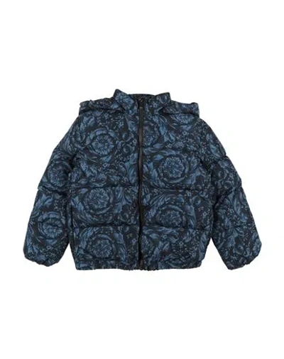 Versace Young Babies'  Toddler Boy Puffer Midnight Blue Size 3 Polyester