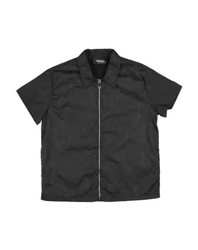 Versace Young Babies'  Toddler Boy Shirt Black Size 6 Polyamide