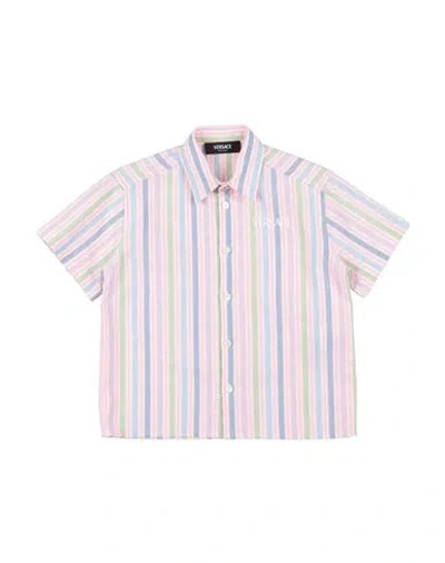 Versace Young Babies'  Toddler Boy Shirt Pink Size 6 Cotton, Polyester
