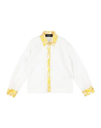 Versace Young Babies'  Toddler Boy Shirt White Size 6 Cotton