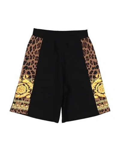 Versace Young Babies'  Toddler Boy Shorts & Bermuda Shorts Black Size 6 Cotton, Polyester, Elastane