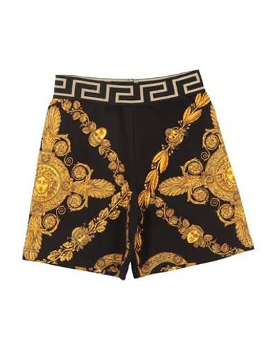 Versace Young Babies'  Toddler Boy Shorts & Bermuda Shorts Black Size 4 Cotton, Polyester, Polyamide, Elastan