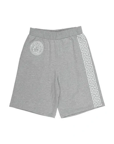 Versace Young Babies'  Toddler Boy Shorts & Bermuda Shorts Grey Size 6 Cotton, Elastane In Gray