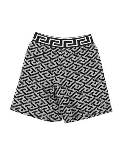 Versace Young Babies'  Toddler Boy Shorts & Bermuda Shorts Grey Size 6 Cotton, Polyester, Elastane, Polyamide
