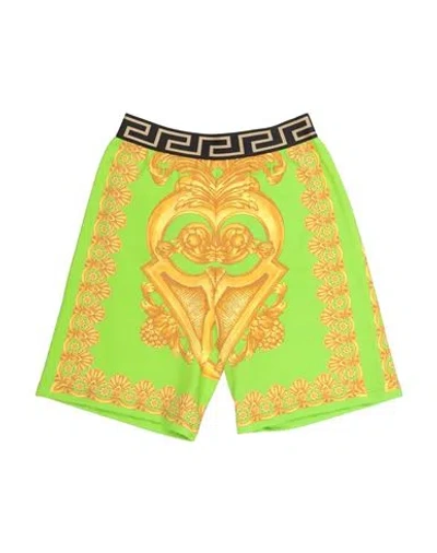 Versace Young Babies'  Toddler Boy Shorts & Bermuda Shorts Lime Green Size 6 Cotton, Polyester, Elastane, Pol