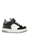 Versace Young Toddler Boy Sneakers Black Size 9.5c Calfskin In Black