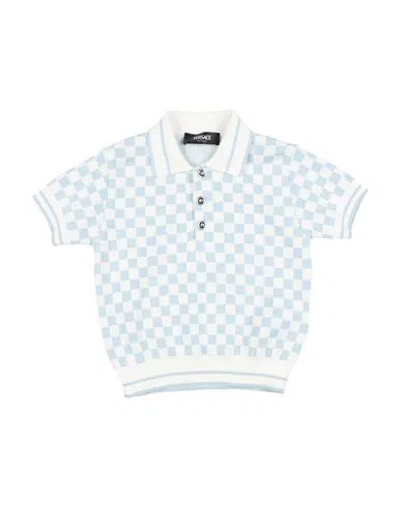 Versace Young Babies'  Toddler Boy Sweater Sky Blue Size 4 Cotton