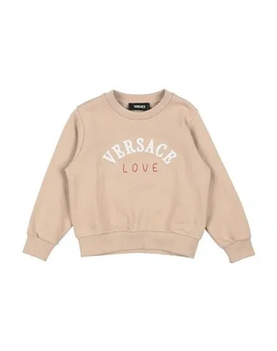 Versace Young Babies'  Toddler Boy Sweatshirt Beige Size 5 Cotton In Nude