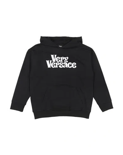 Versace Young Babies'  Toddler Boy Sweatshirt Black Size 6 Cotton, Elastane