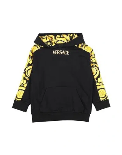 Versace Young Babies'  Toddler Boy Sweatshirt Black Size 6 Cotton, Elastane