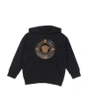 Versace Young Toddler Boy Sweatshirt Black Size 4 Cotton, Glass, Viscose, Elastane In Black