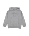 Versace Young Toddler Boy Sweatshirt Grey Size 6 Cotton, Polyester In Gray