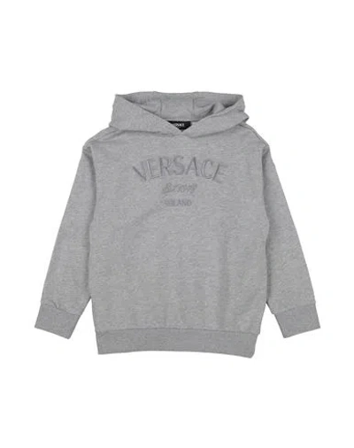 Versace Young Babies'  Toddler Boy Sweatshirt Grey Size 6 Cotton, Polyester In Gray