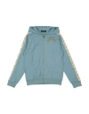 Versace Young Toddler Boy Sweatshirt Light Blue Size 6 Cotton, Viscose, Polyester In Blue