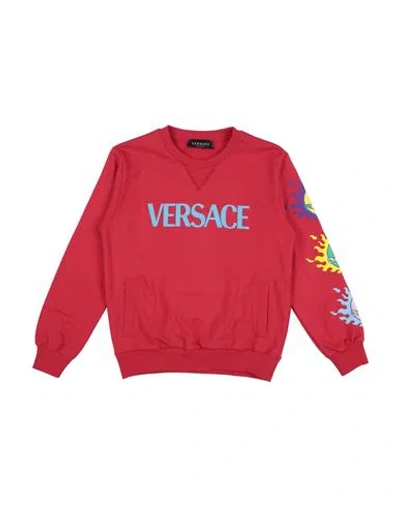 Versace Young Babies'  Toddler Boy Sweatshirt Red Size 6 Cotton, Elastane