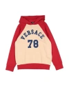 Versace Young Toddler Boy Sweatshirt Red Size 6 Cotton, Elastane In Multi