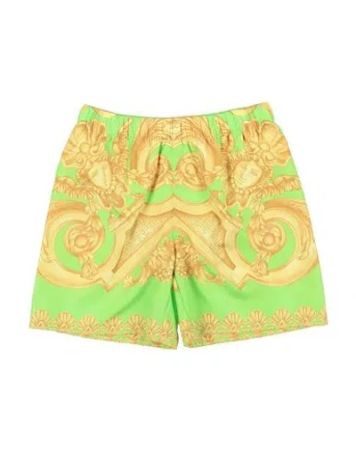 Versace Young Babies'  Toddler Boy Swim Trunks Acid Green Size 5 Polyester