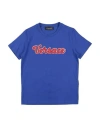 VERSACE YOUNG VERSACE YOUNG TODDLER BOY T-SHIRT BLUE SIZE 6 COTTON