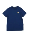 Versace Young Toddler Boy T-shirt Blue Size 6 Cotton, Viscose, Polyester In Blue