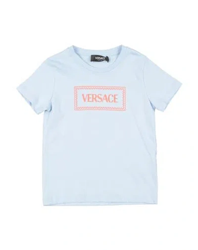 Versace Young Babies'  Toddler Boy T-shirt Light Blue Size 6 Cotton