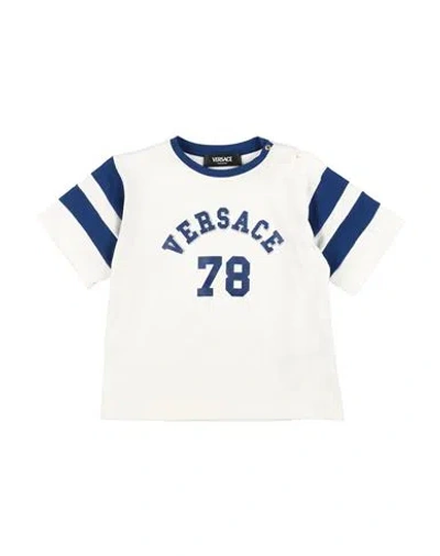 Versace Young Babies'  Toddler Boy T-shirt White Size 3 Cotton