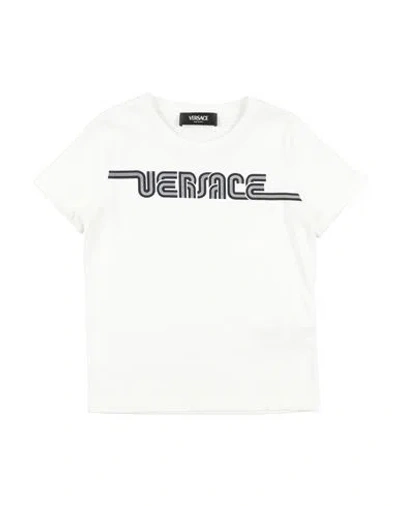 Versace Young Babies'  Toddler Boy T-shirt White Size 6 Cotton