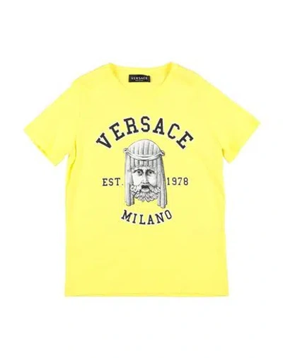 Versace Young Babies'  Toddler Boy T-shirt Yellow Size 6 Cotton