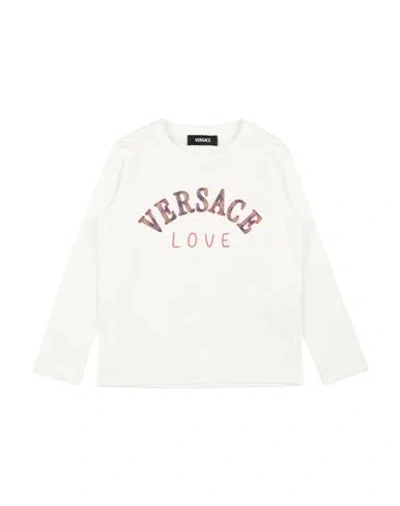 Versace Young Babies'  Toddler Boy T-shirt Off White Size 6 Cotton