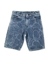 VERSACE YOUNG VERSACE YOUNG TODDLER DENIM SHORTS BLUE SIZE 4 COTTON