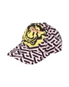 Versace Young Toddler Girl Hat Pink Size 4 Polyester In Pink