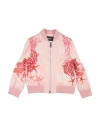 Versace Young Babies'  Toddler Girl Jacket Light Pink Size 5 Viscose In Multi