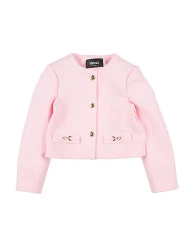 Versace Young Babies'  Toddler Girl Jacket Pink Size 6 Cotton