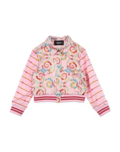 Versace Young Babies'  Toddler Girl Jacket Pink Size 6 Polyester