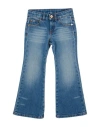 Versace Young Toddler Girl Jeans Blue Size 6 Cotton, Elastane In Blue