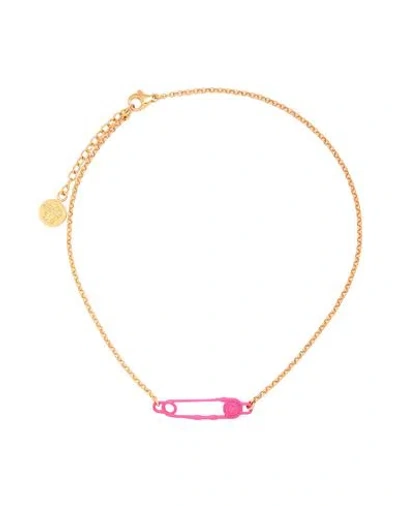 Versace Young Babies'  Toddler Girl Necklace Fuchsia Size - Metal In Gold