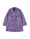 VERSACE YOUNG VERSACE YOUNG TODDLER GIRL OVERCOAT & TRENCH COAT LIGHT PURPLE SIZE 6 COTTON, ELASTANE