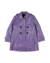 Versace Young Toddler Girl Overcoat & Trench Coat Mauve Size 6 Cotton, Elastane In Purple
