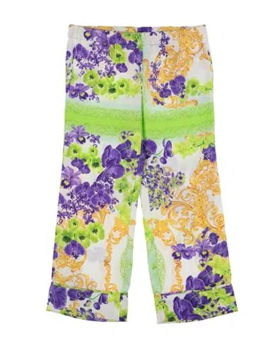 Versace Young Babies'  Toddler Girl Pants Acid Green Size 6 Silk