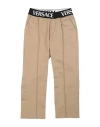 Versace Young Toddler Girl Pants Beige Size 6 Cotton, Elastane, Polyester In Neutral