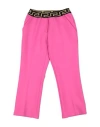 Versace Young Toddler Girl Pants Magenta Size 6 Polyester, Viscose, Cotton, Elastane, Polyamide In Magenta