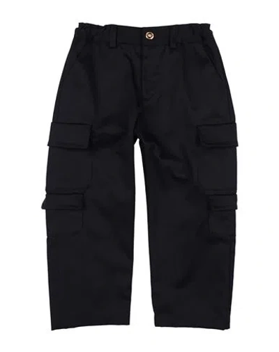 Versace Young Babies'  Toddler Girl Pants Navy Size 6 Cotton In Blue
