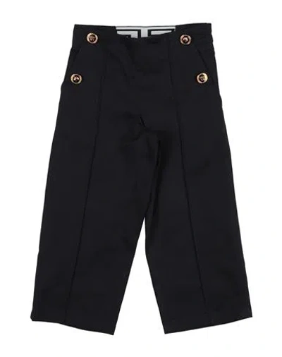 Versace Young Babies'  Toddler Girl Pants Navy Size 6 Cotton In Blue
