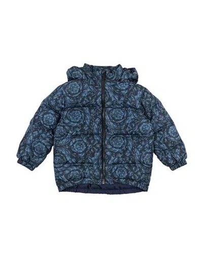 Versace Young Babies'  Toddler Girl Puffer Midnight Blue Size 6 Polyester