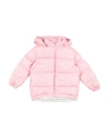 Versace Young Toddler Girl Puffer Pink Size 6 Polyester In Pink