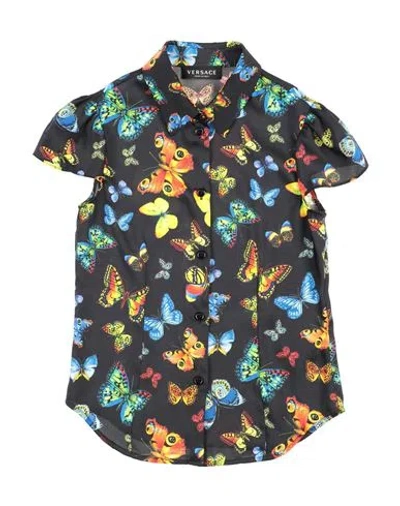 Versace Young Babies'  Toddler Girl Shirt Black Size 6 Polyester