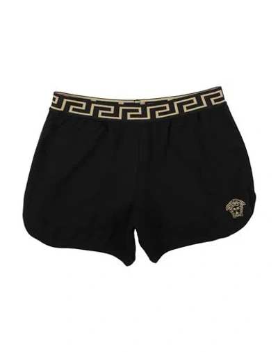 Versace Young Babies'  Toddler Girl Shorts & Bermuda Shorts Black Size 6 Cotton, Elastane, Polyester, Polyami